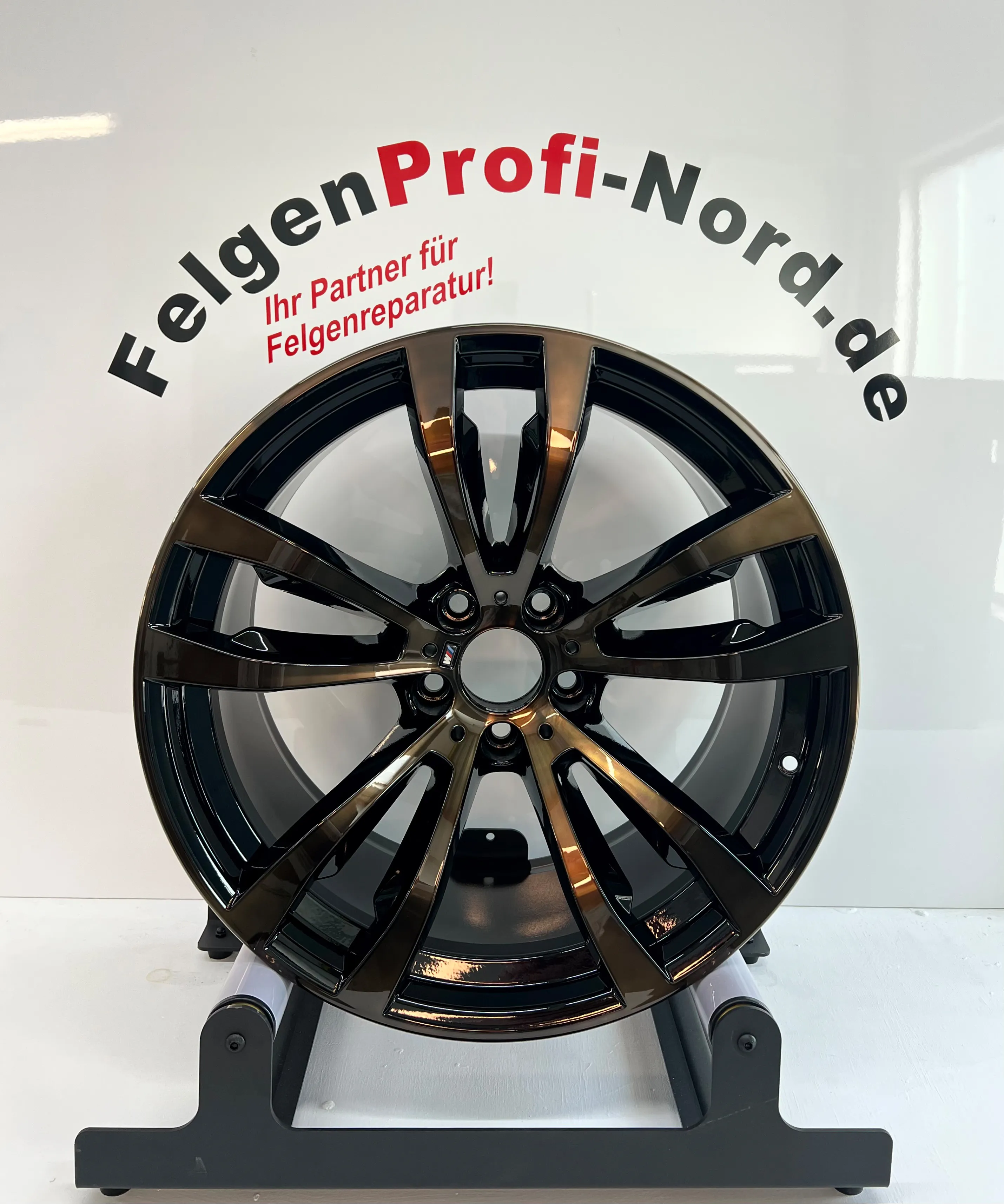 BMW Felge nach CNC-Aufbereitung