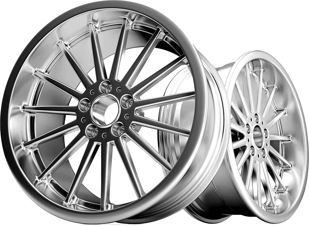 Freigestellte Felge als Beispiel unserer Meisterqualität